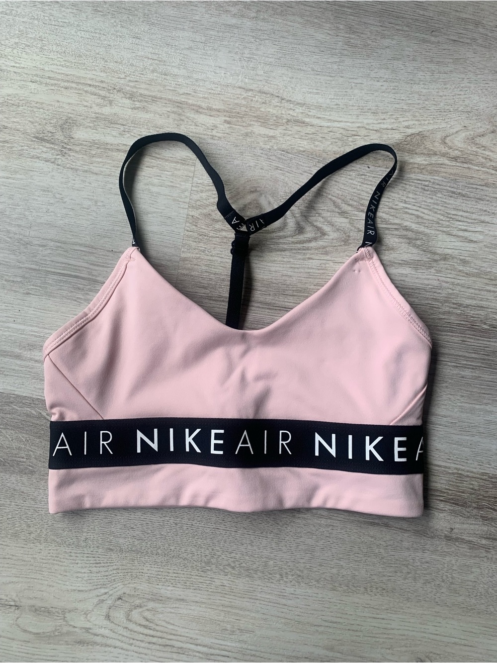 Nike Air Indy Dri-FIT Light Support Sports Bra Pink Black